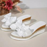 Zapatos de tacón de cuña para mujer, zapatillas elegantes, moda de verano - details 1