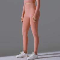 Hamidou-Pantalones deportivos de Yoga para mujer, mallas de cintura alta y caderas ajustadas, glúteos de melocotón, pantalones de Yoga desnudos de cintura alta - details 49