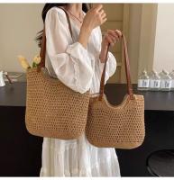Bolso H7 de gran capacidad para mujer, nuevo bolso de playa para vacaciones en la playa, bolso de mano tejido de paja para ir al trabajo - details 11