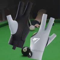 Guante de billar de tres dedosantideslizantepara mano izquierda y derechaelásticotranspirablepara entrenamientoaccesorios de Fitness - details 1