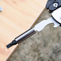 Alicates Multifuncionales LUCHSHIY para Camping al Aire Libre Herramienta de Mano Plegable con Cuchillo Tijeras y Sierra - details 7