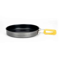 Aleación de aluminio de tamaño mediano antiadherente con mango plegable, muy adecuado para acampar al aire libre, tamaño pequeño, fácil de transportar, acampar - details 11