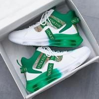 Zapatillas de deporte unisex de moda, zapatos de calle casuales con cordones de caña media, calzado deportivo de viaje antideslizante, zapatos deportivos ligeros y versátiles de caña alta para hombres y mujeres - details 2
