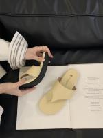 Diseño de nicho, medias zapatillas, zapatos de mujer, punta de moda, zapatillas frescas romanas de fondo plano para vacaciones - details 19
