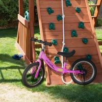 Bicicleta Sin Pedales con Freno de 2-6 años, Bici Equilibrio de 14 Pulgadas con Caballete y Timbre, Altura de Sillín Regulable, hasta 40kg, Juguetes para Niña y Niños - details 15