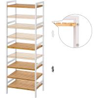 Estantería de Bambú de 5 Estantes 45 x 31,5 x 142 cm Ideal para Baño, Cocina, Sala de Estar, Dormitorio, Balcón - details 2