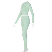 Conjunto deportivo de dos piezas de manga larga, nuevo traje informal de moda para mujer - details 136