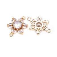Colgantes de Encanto de Margarita de Brass de 18K Oro 4PCS Diamante Falo Joyería de Moda China - details 10