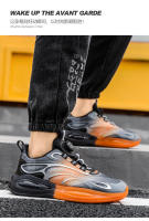 Botón giratorio de otoño para hombre, malla transpirable, versátil, informal, palomitas de maíz, amortiguador de aire, zapatos deportivos de moda para papá - details 12