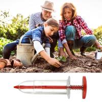 6 Piezas Mini Dispersador de Semillas, Nuevo Dispensador de Semillas Mini 2024, Herramienta Pequeña para Plantar Semillas, Set Manual de Plantador y Paleta, Dispersador de Semillas Portátil para Semillas Pequeñas - details 1