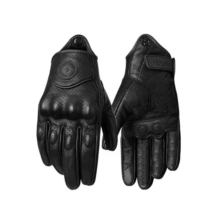 Guantes de moto transpirables de pura piel de oveja - 1