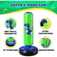 Boxeo Niños, Bolsa De Boxeo Inflable De Pie para 3-8 Niños, Pelota De Boxeo Regalos para Niños Y Niñas, Saco De Boxeo De Pie para Niños Set para Practicar Karate, Taekwondo, MMA - details 5