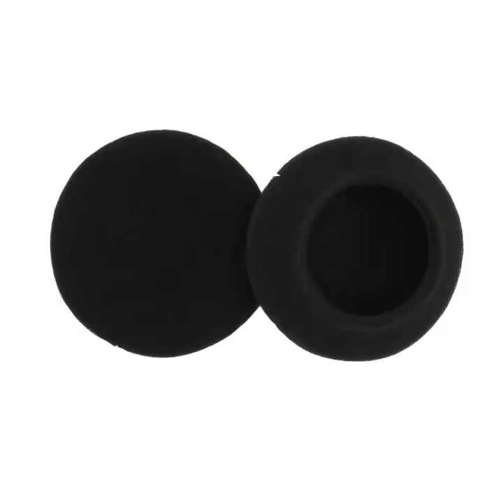 2 unids/par Almohadillas para oreja de espuma almohadillas gruesas para auriculares almohadillas para los oídos 35-65mm almohadillas para los oídos de espuma gruesa negra herramienta para auriculares - 1