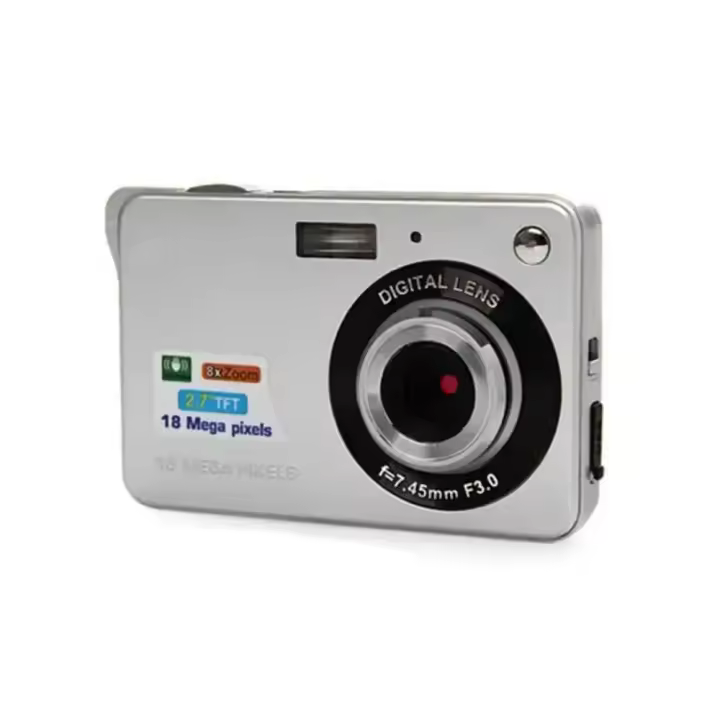 2025 Cámara digital de alta definición con pantalla LCD cámara infantil al aire libre anti-trémolo cámara fotográfica instantánea recargable cámara fotográfica - 1