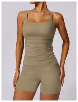 Pantalones Cortos Deportivos para Mujer Leggings de Yoga Correr Transpirables Prueba de Cuada Gimnasio Pantalones Cortos de Fitness Cintura Alta Push Up - details 11