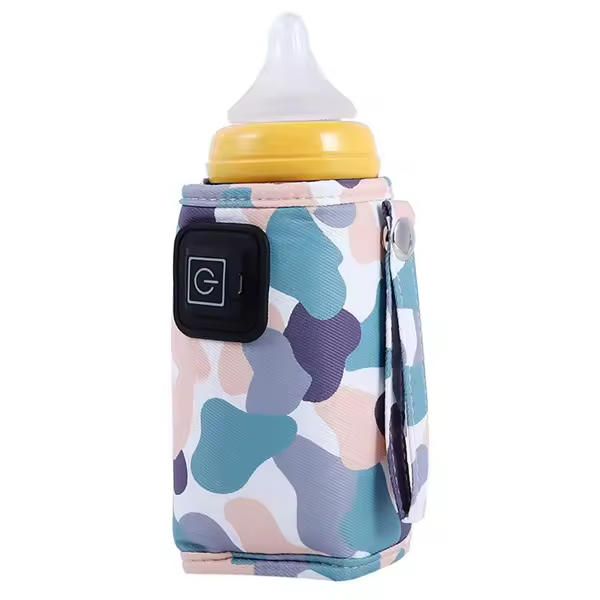 Calentador de agua y leche USB Universal, bolsa aislada portátil para cochecito de viaje, calentador de biberones para lactancia de bebé - 1