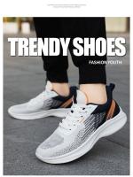 Zapatillas deportivas transpirables para hombre, calzado deportivo ligero para exteriores, zapatos de entrenamiento con absorción de golpes, a la moda - details 12