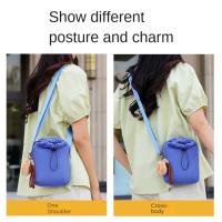 Bolsa cruzada para botella de agua de estilo coreano, bolsa portátil impermeable para botella de agua, bolsa para teléfono móvil con cordón de nailon y parte superior abierta - details 7