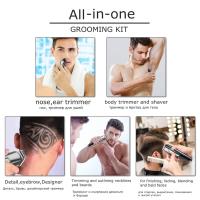 Cortadora de pelo de nariz multifuncional, hoja en ángulo afilado en forma de R, contacto de 360 ​​grados sin dañar la piel - details 2