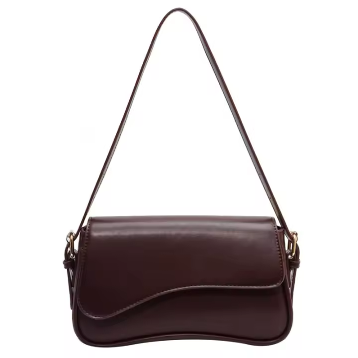 Bolso de hombro para mujer, bolso de moda, bolso Hobo de cuero vegano, bolso de mano con 2 correas extraíbles (negro) - 1