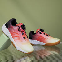 Zapatos de bádminton profesionales ligeros, transpirables, antideslizantes, amortiguadores, rojos, profesionales, zapatos de tenis. - details 1