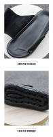 Nueva ropa exterior sandalias de una palabra Velcro zapatos de playa de cuero de suela blanda con suela plana. - details 5