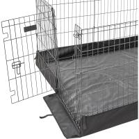 Cubierta cuadrada de lona para corral de ejercicio para perros, se adapta a todos los bolígrafos de ejercicio MidWest Homes for Pets y New World, diseñada para cuando el corral para mascotas está - details 2