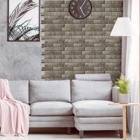 Diseño de ladrillo para dormitorio, bricolaje, renovación de paneles, pegatina de pared autoadhesiva, papel tapiz de fondo para decoración de pared, papel tapiz 3D - details 5