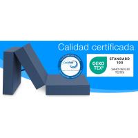 Colchón Plegable de 3 Piezas Almohada de Esponja Extra Gruesa Lavable Azul 75 x 195 x 15 cm - details 3