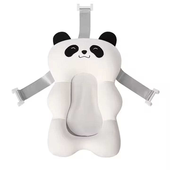 Almohada segura para bebé y soporte de asiento de baño plegable suave antideslizante para recién nacidos - 1