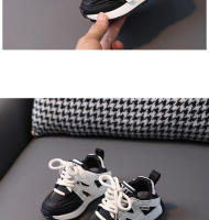 Zapatillas de deporte de cuero para niños, zapatillas antideslizantes de suela blanda para niños - details 9