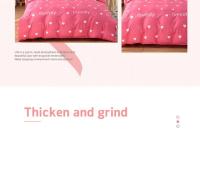 Cubierta de Edredón Floral Engrosada Tamaño Completo Queen Doble Individual con Borlas Rosa Flores Tapado para Cama Doble Sin Funda de Almohada y Sábana - details 2