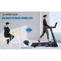 Cintas de correr ATEEDGE para el hogar, capacidad de 350 libras, 10 MPH, cinta de correr inclinada de 3.0HP con aplicación Bluetooth, correa de 17 * 46 ", correr - details 1