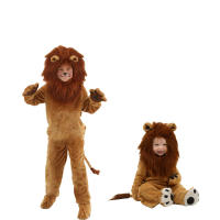 Mono de dibujos animados del Rey León para niños, mono de Cosplay Unisex, mono de animales de Leones de pelo largo, traje completo para fiesta de Carnaval de Halloween - details 2