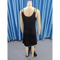 Vestido de verano nuevo, elegante, entallado, sin mangas y con cuello en V - details 4