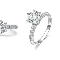 Andara Anillo de Plata Esterlina  con Simulación de Diamante CZ Ideal para Joyería de Encanto Femenino - details 4