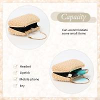 Bolso de mano de cena de perlas para mujer, bolso de mano con cuentas de cristal, adecuado para bodas, novias, fiestas, bailes - details 15