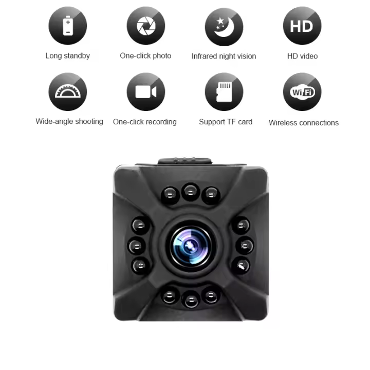 Minicámara de visión nocturna HD con Wifi, videocámara DVR, cámara de vídeo Ultra pequeña, cámaras de seguridad inalámbricas para el hogar - 1