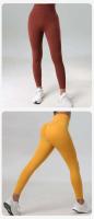 Pantalones para correr de yoga sin costuras para mujer, cintura alta, control abdominal, monos deportivos, levantamiento de cadera, calcetines de entrenamiento elásticos, 30 - details 8