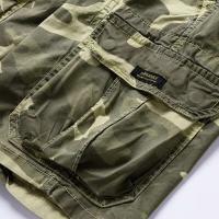 Pantalones cortos casuales de algodón de verano con múltiples bolsillos para hombre, pantalones cortos para correr transpirables para hombre - details 12