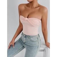 Top corto de verano Sexy de gama alta Pure Desire Tube para mujer, nuevo Top corto ajustado con pecho envuelto - details 3