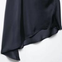 OUWU- Chaleco halter de satén para vacaciones de verano, camiseta sin mangas informal sin espalda, dobladillo irregular elegante Y2K, tops elegantes para mujer - details 6