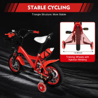 Bicicleta de acero rico en carbono para niños, 12 pulgadas, para niños de 3 a 9 años - details 4