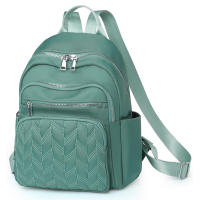 Mochila de Mujer Nueva Moda 2025 Bolsa de Viaje Casual de Gran Capacidad con Bordado de Hilo - details 0