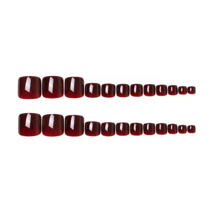 Punta de resina ble Color rojo brillante sólido Ideal para mujeres y niñas en actividades de fiesta - 1