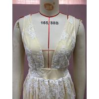 2025 nuevo vestido de novia de encaje sin mangas sexy y con cuello en V - details 16