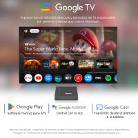 MECOOL Android TV Box KM9 Pro Max Android 12 Google TV Netflix Certificado Soporte Dolby Audio WiFi 2.4G/5G 4K HDR10+ BT 5.0 LAN 10M/100M Google Voice Smart TV Reproductor multimedia - details 0