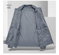 Chaqueta de hombre a prueba de sol para verano; ligero, transpirable y anti-ultravioleta para uso en exteriores; tela de seda de pesca. - details 10