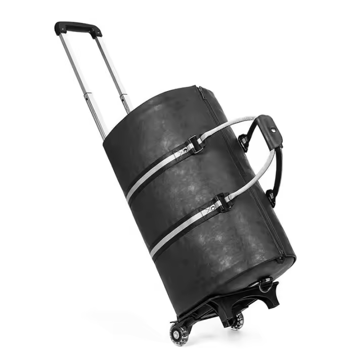 Cuero de la PU con las ruedas, bolso impermeable del equipaje de los hombres del traje del negocio, bolso del viaje - 1