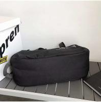Bolsa de viaje con estampado personalizado de letras, gran capacidad, suave y ajustable, bolsa de viaje, entrenamiento, deportes, gimnasio, con bolsillo lateral de malla - details 6